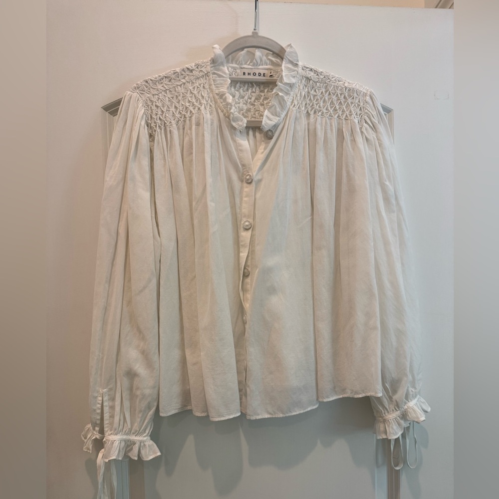 RHODE long sleeve blouse